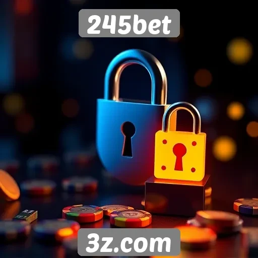 Recursos de segurança no site 245bet